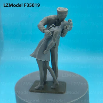 1/35 Die-cast 75mm смола войник характер модел играчка безплатна доставка