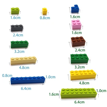 10PCS Високотехнологичен монтаж на частици 93252 Комплект тухлени строителни блокове за персонал Сменяема част играчки за деца Подаръци 4