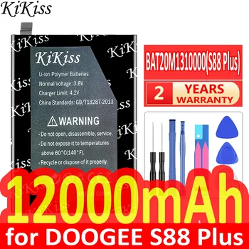 12000mAh KiKiss Мощна батерия BAT20M1310000 (S88 Plus) за DOOGEE S88 Plus S88Plus 0