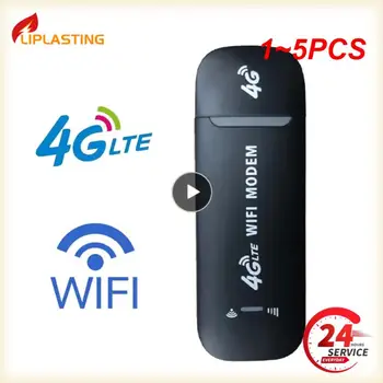 1~5PCS LTE безжичен USB донгъл мобилен широколентов 150Mbps модем стик SIM карта безжичен рутер USB 150Mbps модем стик
