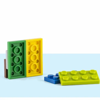 25pcs малки частици 3020 2x4 плоча градивен блок плоски DIY части Buildmoc съвместим монтаж частици творчески подарък играчки 2