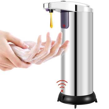 280ml Автоматичен дозатор за сапун 3 Регулируемо ниво Безконтактен дозатор за сапун за ръце Сензор за движение Интелигентен дезинфектант за ръце