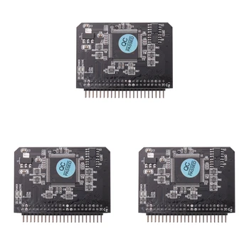 3X SD SDHC SDXC MMC карта с памет към IDE 2.5 инчов 44Pin мъжки адаптер конвертор V