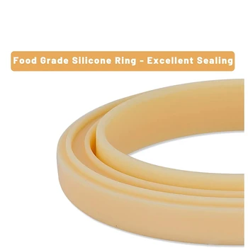 54Mm силиконов пръстен, 3Pack Grouphead уплътнение за еспресо машина 878/870/860/840/810/500/450/ Sage 500/870 2