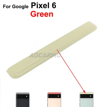 Aocarmo За Google Pixel 6 Черен розов капак на горната рамка Резервна част 1