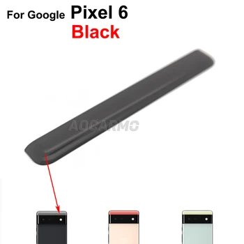 Aocarmo За Google Pixel 6 Черен розов капак на горната рамка Резервна част 2