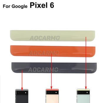 Aocarmo За Google Pixel 6 Черен розов капак на горната рамка Резервна част 4