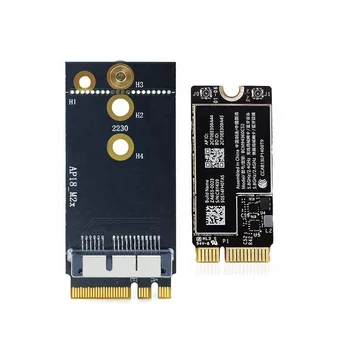 BCM94360CS2 двулентова wifi карта + NGFF M.2 ключ A / E адаптерна карта WIFI BT 4.0 802.11Ac карта за 11Inch A1465 13Inch A1466