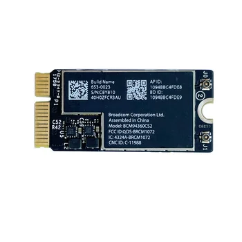 BCM94360CS2 двулентова wifi карта + NGFF M.2 ключ A / E адаптерна карта WIFI BT 4.0 802.11Ac карта за 11Inch A1465 13Inch A1466 4