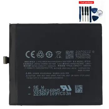 BT53S батерия 3060mah 3.85v 11.78wh за Meizu PRO6s батерии + инструменти