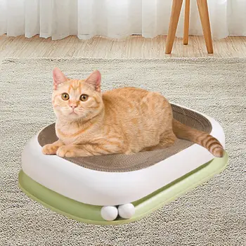 Cat Scratcher Bed Nonslip Durable Lounge for Indoor Cats Kitten Training Toy 1
