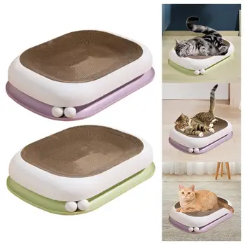 Cat Scratcher Bed Nonslip Durable Lounge for Indoor Cats Kitten Training Toy 4