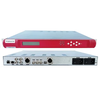 CATV Headend 1-ch HD SD HEVC MPG4 декодер с ASI IP вход, радио и телевизионно излъчване Оборудване