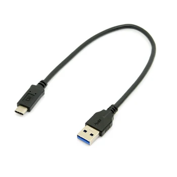 CY 30cm USB-C USB 3.1 Тип C мъжки към стандартен тип А мъжки кабел за данни за N1 таблет телефон лаптоп твърд диск