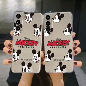 D-Disney сладък мек калъф за Мики Маус за Samsung Note 20 5G S21 Plus S23 Ultra S10 4G 10 S10Lite S22Plus S20 FE силиконов капак 3