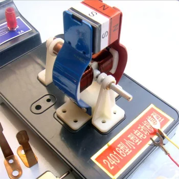 DIY прост DC електрически мотор модел сглобяване комплект за деца физика наука образователни играчки 1