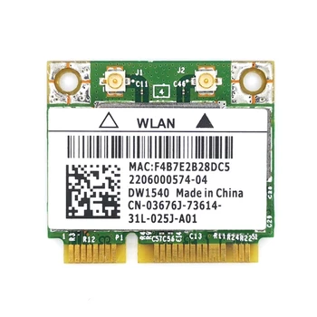 Dual-Band 2.4+5G 300M BCM943228 DW1540 Wifi безжична половин мини PCIE карта