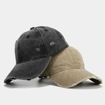 Four Seasons Cotton Solid Casquette бейзболна шапка Регулируеми външни шапки за мъже и жени 246