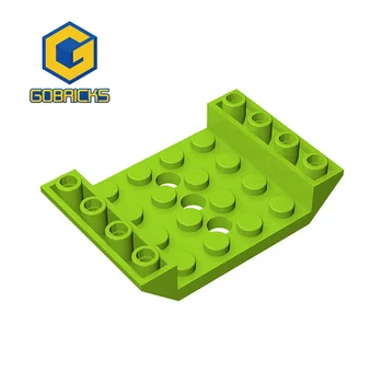 Gobricks 10Pcs MOC Части 60219 Наклон обърнат 45° 6 x 4 Двойно съвместими тухли DIY Assmble Building Blocks Подарък за частици 0