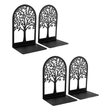 HOT-Modern Book Ends Bookends Tree Book Ends For Рафтове Метални Bookends За тежки книги Bookend Book Holder За домашен офис
