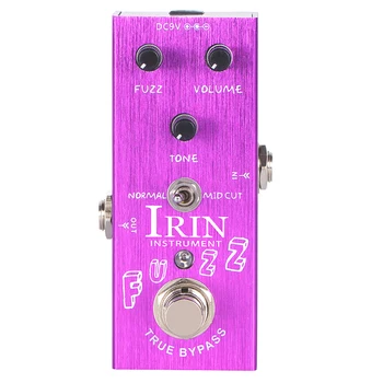 IRIN AN-12 ефектор Fuzz електрическа китара ефект педал с истински байпас реколта Fuzz педал китара части аксесоари