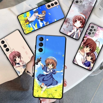Japan Anime Clannad After Story Калъф за телефон за Samsung Galaxy S23 S10 S10E S7 8 9 Plus S20 21 30 22Plus Ultra 5G меки капаци
