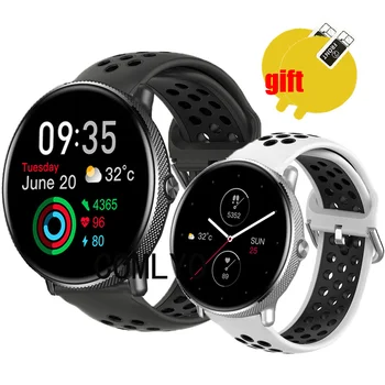 NEW Band For Zeblaze GTR 3 PRO Strap Smart Watch Силиконова дишаща спортна гривна Screen Protector Film