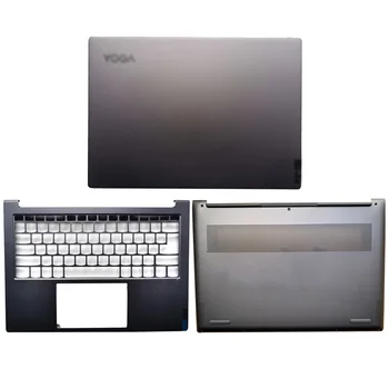 NEW за Lenovo Yoga 14S 2021 Калъф за лаптоп LCD Заден капак / Palmrest Горен калъф / Долен калъф Сребристо сив лаптоп Калъф за компютър