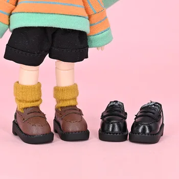 OB11 Обувки Студентски обувки Униформени обувки за Моли, YMY, GSC, Holala, PICCODO, Obitsu 11, 1/12 1/6BJD обувки YOSD кукла аксесоари