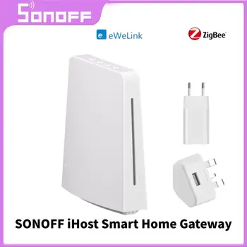 SONOFF 2/4G iHost Smart Home Hub Zigbee Gateway Multi-mode Wifi LAN Безжично дистанционно управление Локална автоматизация за повечето устройства