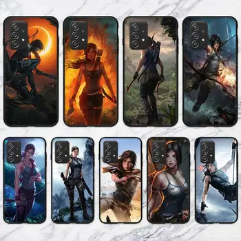 Tomb Raider игра телефон случай за Samsung Galaxy A02 A12 A21 A22 A32 A41 A42 A51 A71 A72 Shell