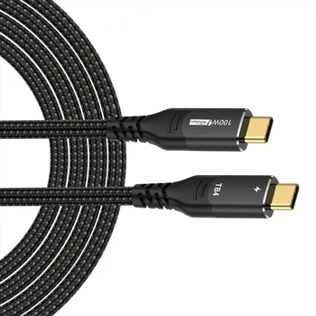 USB4 кабел Thunderbolt-съвместим 4 бърз кабел бърз трансфер на данни 40Gbps N58E