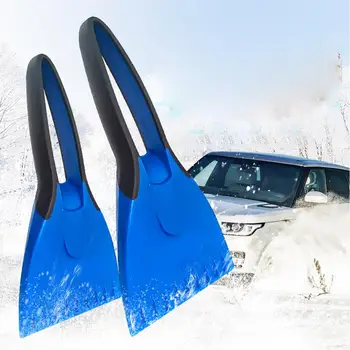 Автомобилни стъргалки за лед против хлъзгане и издръжливи мини автомобилни лопати за сняг Трайни и неразрушими стъргалки за лед за предното стъкло на автомобила 3
