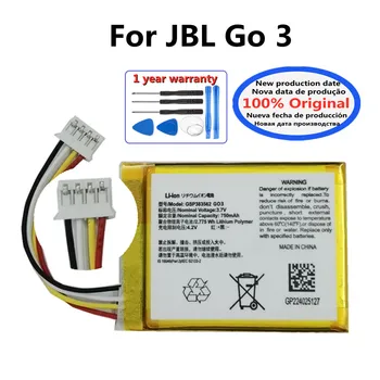 Висококачествена оригинална батерия за високоговорители 750mAh за JBL Go 3 Go3 G03 GSP383562 Bluetooth батерия Bateria В наличност Бърз кораб