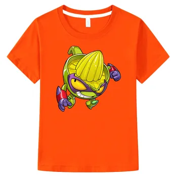 Детска тениска за момиче Super Zings ризи Детски летни момчета Графичен Tee сладък случаен Kawaii Superzings тениска 100% памук върховете