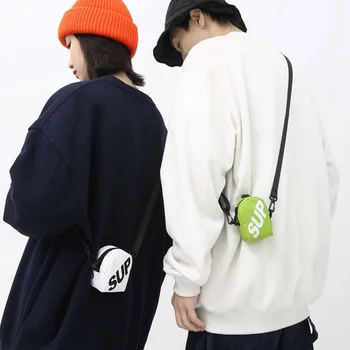 Ежедневна мини чанта 2023 Нови чанти за кръстосано тяло за мъже Дамска чанта с едно рамо Чанта за ключове Чанта за ключове Korean Edition Cool Аксесоари