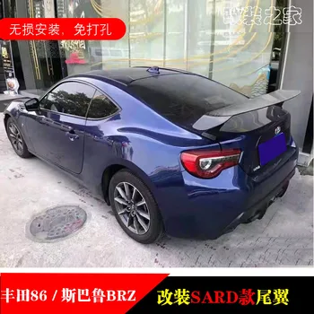 За Toyota GT86 Subaru BRZ 2012-2017 Carbon Spoiler Wing Trunk Lip Boot Cover Car Styling