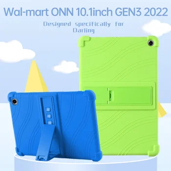 За Walmart ONN 10.1 инчов калъф за таблет Gen 3 (2022 модел: 100071485), капак за ONN 10.1 силиконов калъф защитна обвивка