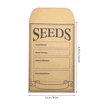 Крафт хартия семена защитен плик хартия за съхранение чанти самозалепващи пакет чай храна семена монети чанти за съхранение 1