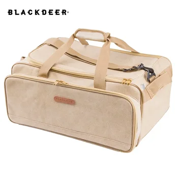 Къмпинг пътуване преносими отделени чанти за съхранение носят багаж кафяви чанти съдове за готвене мъкна голям уикенд къмпинг чанта за съхранение