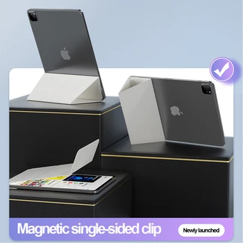 Магнитен едностранен калъф за клип за iPad 10th Air 4 5th 10.9 инчов iPad Pro 11 инча 2 3 4-ти хоризонтален вертикален капак за поддръжка 2