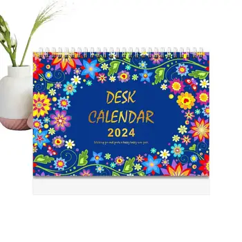 Настолен календар 2-в-1 Настолен стенен календар Pad Календар за учител График на учениците Подреждане Календар за домашно училище
