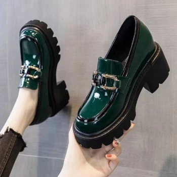 Нови жени височина увеличаване обувки реколта момичета висок ток парти помпи класически дама абитуриентски платформа офис женски ходене обувки