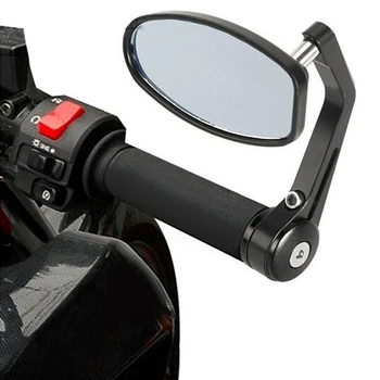 Огледала за обратно виждане на мотоциклети Бар Край на кормилото Огледало Огледало за обратно виждане Аксесоари ЗА Suzuki DL250 GS 500 GN 250 Нарушител 800