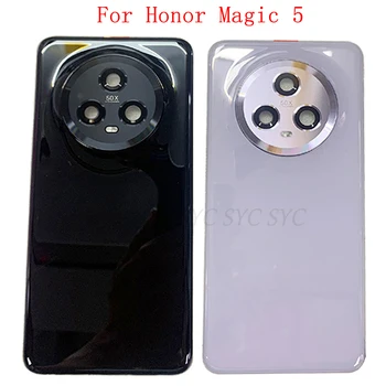 Оригинален капак на батерията Корпус на задната врата за Huawei Honor Magic 5 Заден капак с части за ремонт на логото на обектива