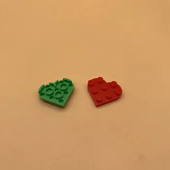 Плоча 3x3 сърце градивен блок MOC части тухлени играчки за любов Свети Валентин декорации съвместими 39613 10pcs/Lot