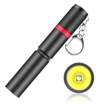 Преносима писалка светлина ключодържател мини фенерче джоб LED писалка клип LED фенерче ръка светлина употреба AAA батерия