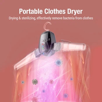 Преносима сушилня за дрехи Малък дом Многофункционална бързо съхнеща дрехи обувки Топла въздушна сушилня за сушене на дрехи Продукт 3