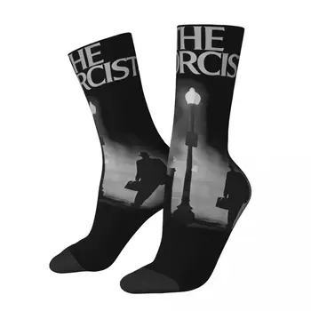 Ретро Екзорсистът Страшни филми Тема Уютни чорапи Мърч Всички сезони Ужас Удобни чорапи от средната тръба Абсорбиране на пот