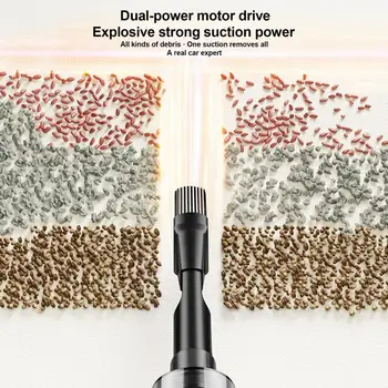  сгъстен въздух Duster преносим безжичен въздушен вентилатор електрически въздушен Duster с удар смучат двойно предназначение подарък за семейни приятели 2